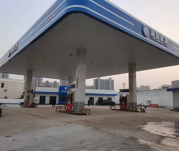 河北赵县油储能源油站 上意S-19风干型洗车机安装调试完成